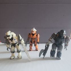 Rare halo mega blok minifigures