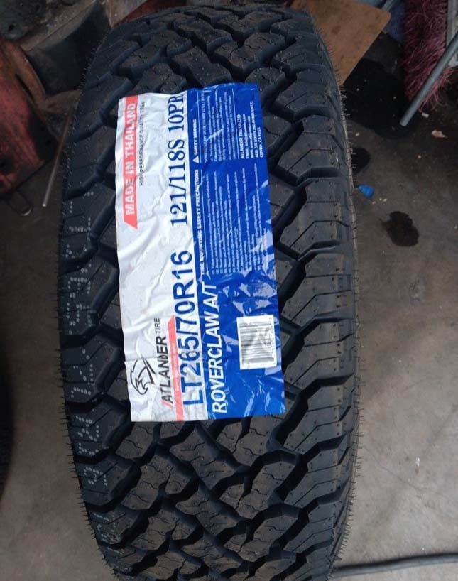 Set of 4 new 265/70/16 LT Atlander Tires