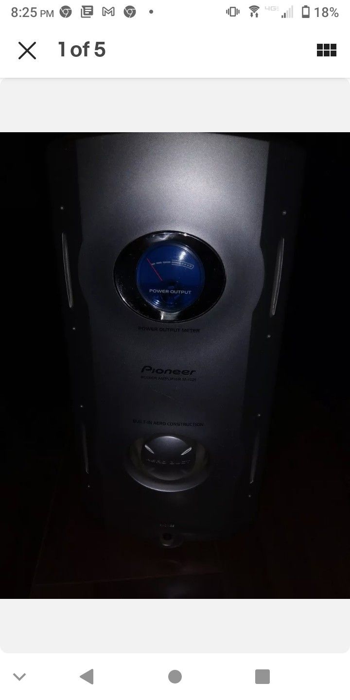 Pioneer M-IS21 Stereo Power Amplifier