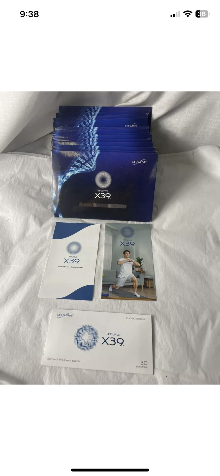LIFEWAVE X39 Patches - 30 Patches - Elevate, Activate, Regenerate!! “$105 Each”