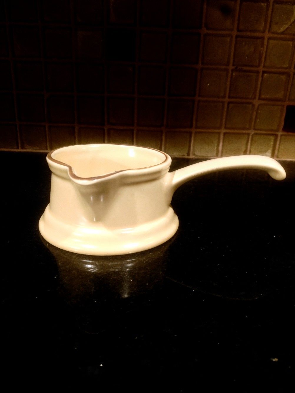 Vintage Pfaltzgraff Stoneware Gravy Boat