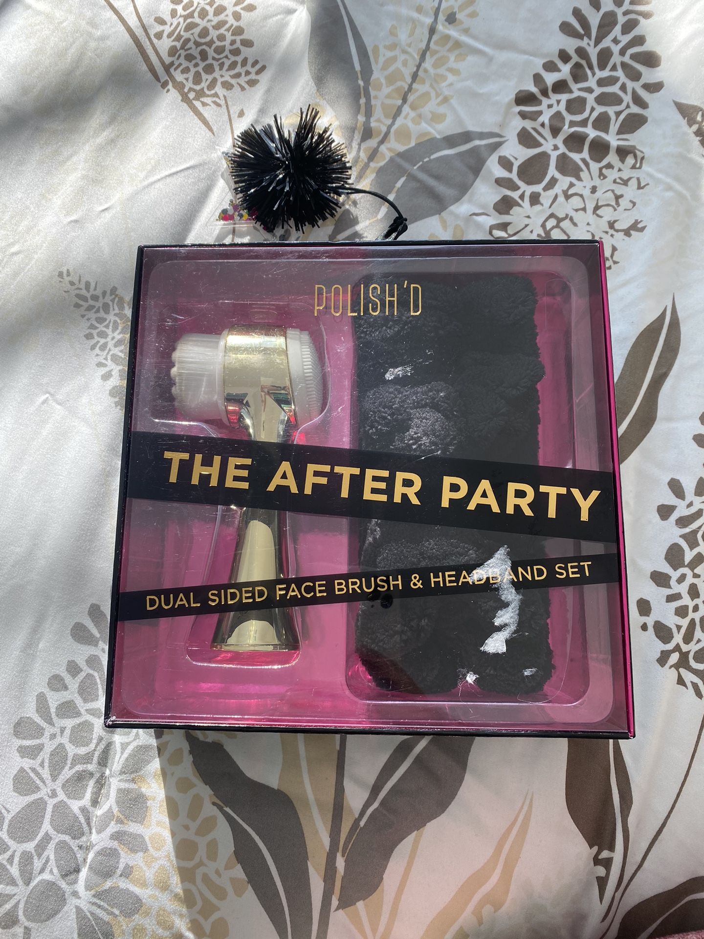 POLISH'D Face Brush & Headband Set New
