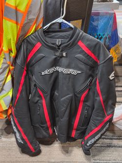 AGV motorcycle leather jacket