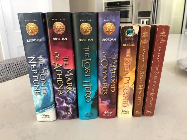 Cheap! Heroes of Olympus Book Lot by Rick Riordan (all $20)