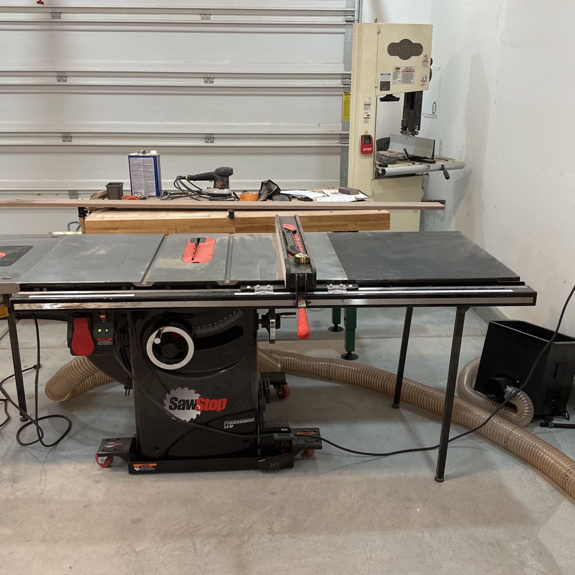 Saw Stop 3 HP Table Saw With Router Lift