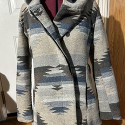 Womens Medium Warm Winter Hoodie Jacket Coat