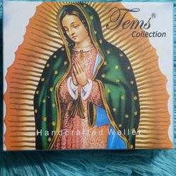 Wallet Guadalupe design in a box