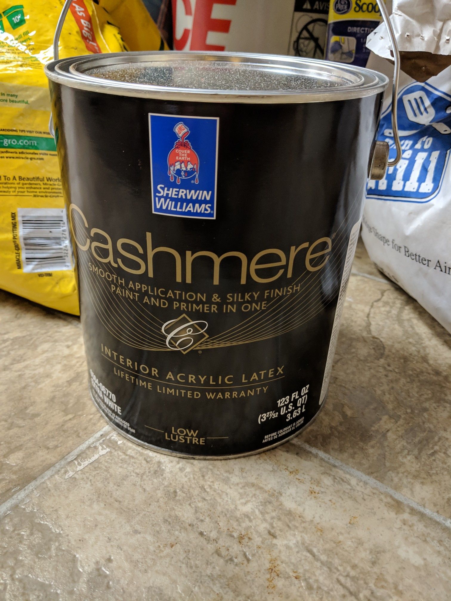 Unopened paint