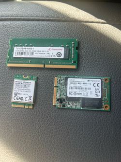 8gb ram, 128 mSATA ssd, and WiFi/Bluetooth card