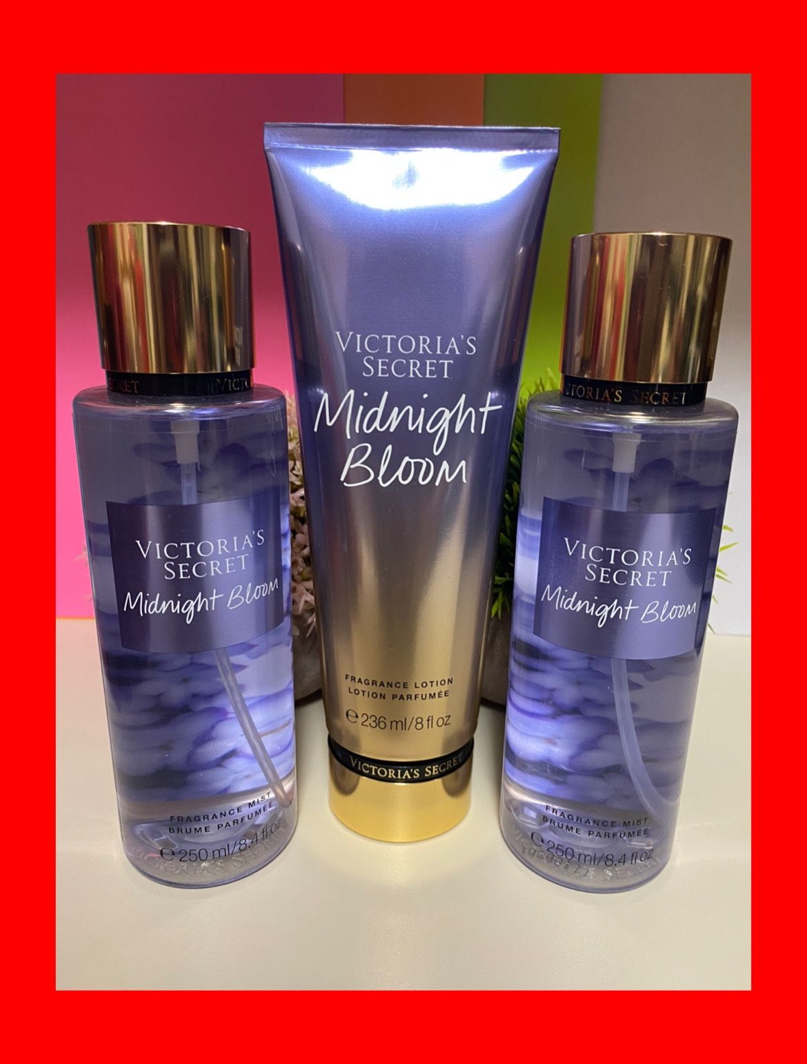MIDNIGHT BLOOM BUNDLE VICTORIA SECRET-NEW