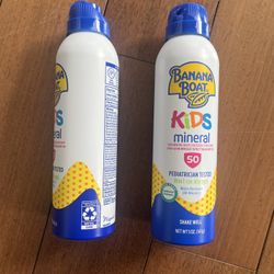 Banana Boat Kids Mineral Sunscreen Spray SPF 50, $4/each