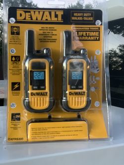 New Dewalt Walkie Talkies