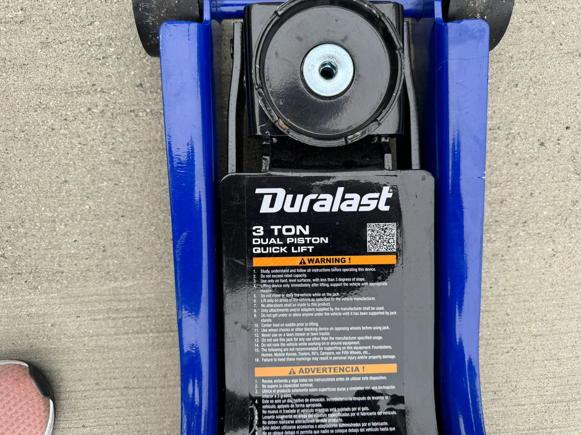 Duralast 3 Ton Low Profile Dual Piston Jack