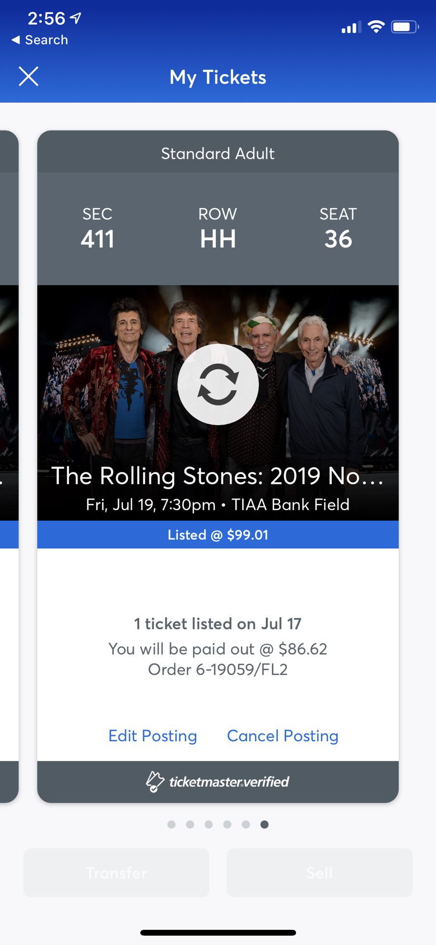Rolling Stone Tickets 7/19/19 Jacksonville