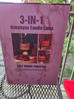 Himalayan candle lamp