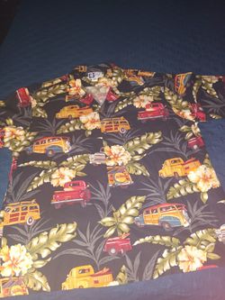RJC HAWAIIAN SHIRT  (VINTAGE CARS PRINT)