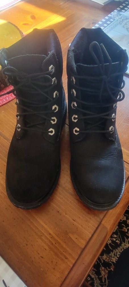 Black Suede Timberland Boots