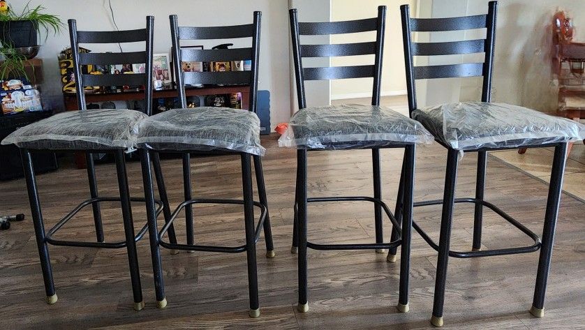 Four Bar Stool Chairs