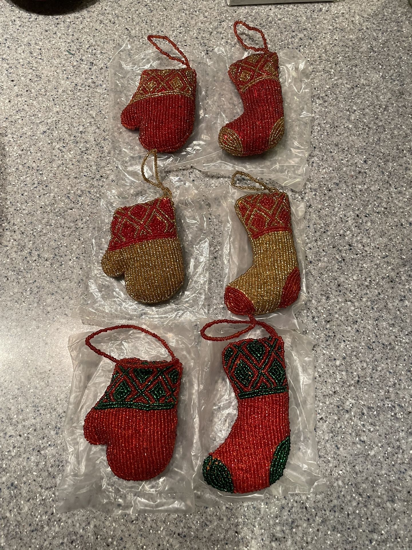 Six New Beaded Ornaments Made In India