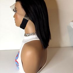 Straight Bob Wig – Lace Front – 100% Human Hair