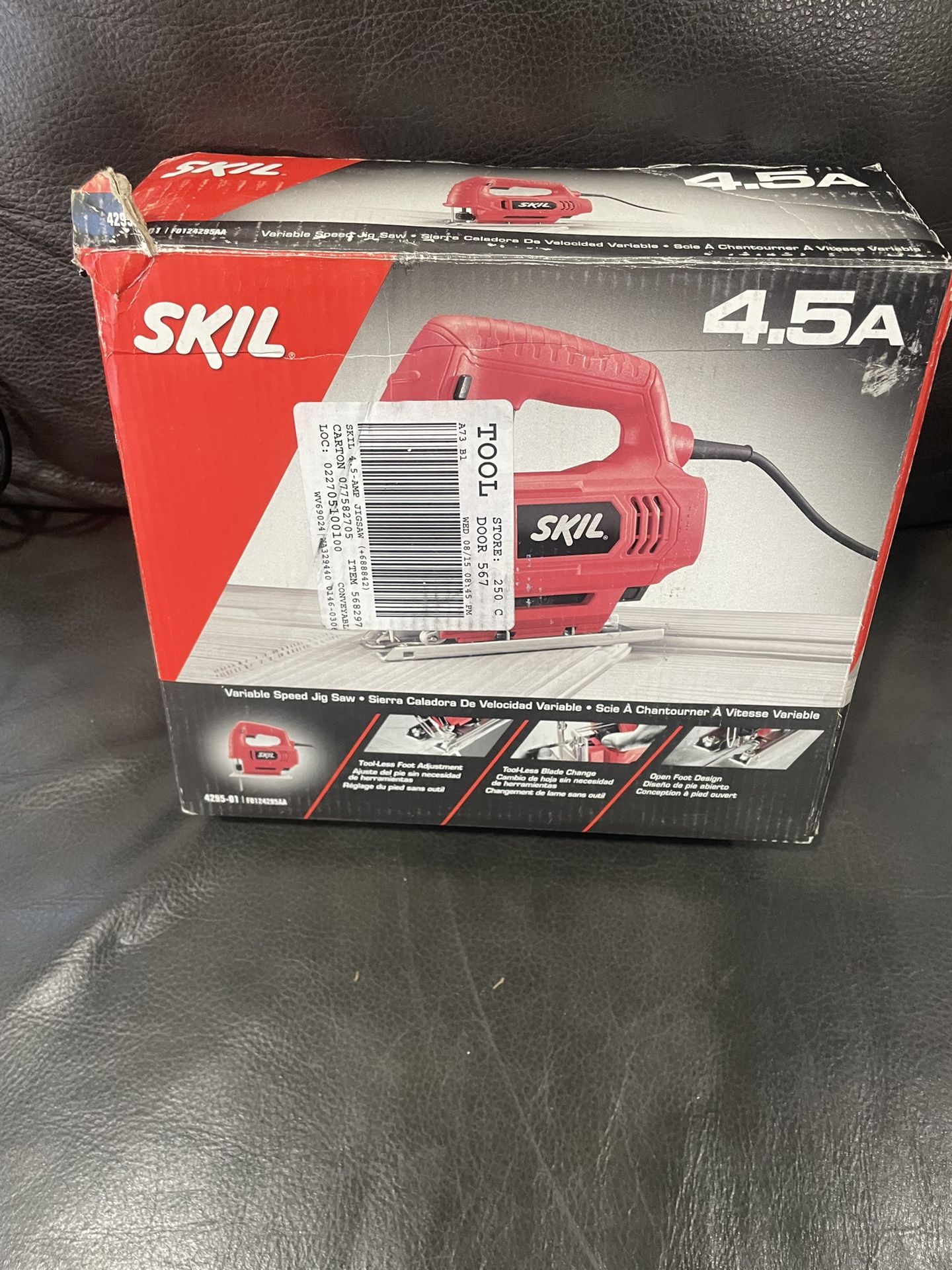 Skil Jig Saw 4.5 Amp Motor Variable Speed Trigger