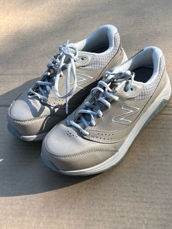 Women’s New Balance 928v3 Gray Leather Walking Shoes Size 7.5