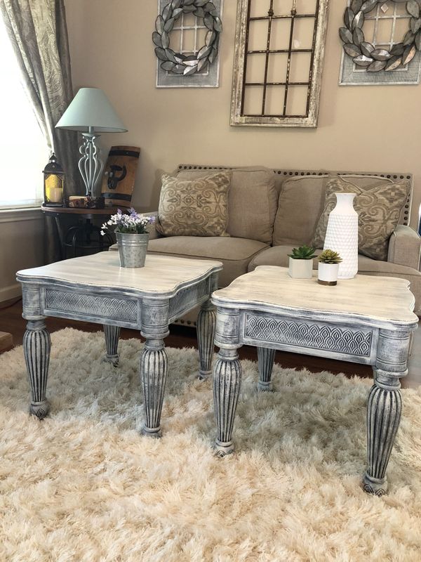 Off White Farmhouse Side Tables For In Spring Tx Offerup