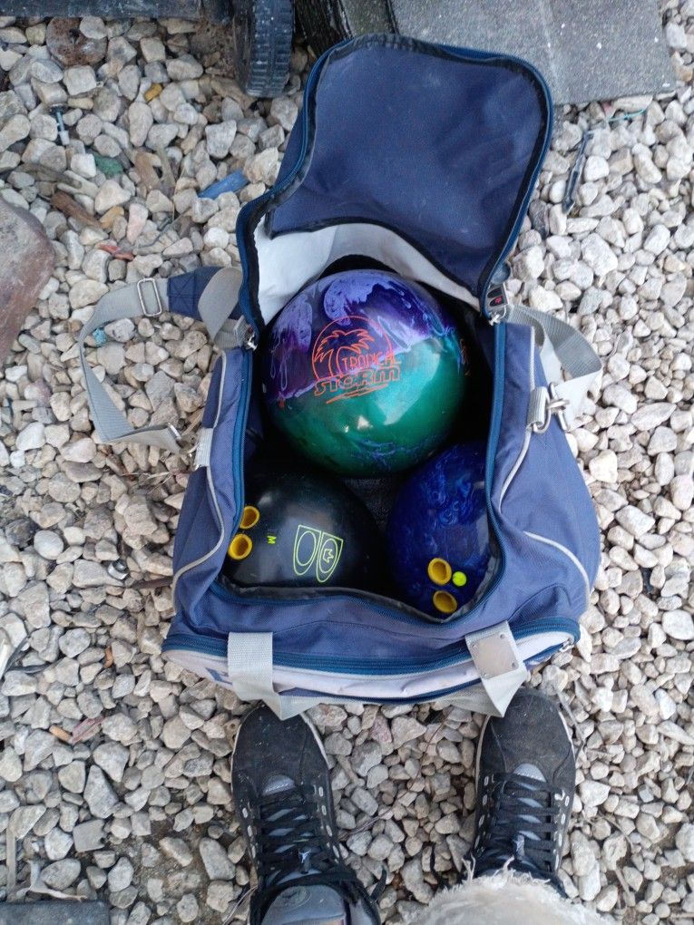 Three Bowling Balls In A Bag
