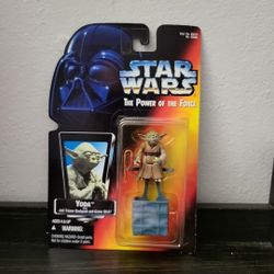 NIB Star Wars POTF Kenner Yoda 3.75" Action Figure 1995 B