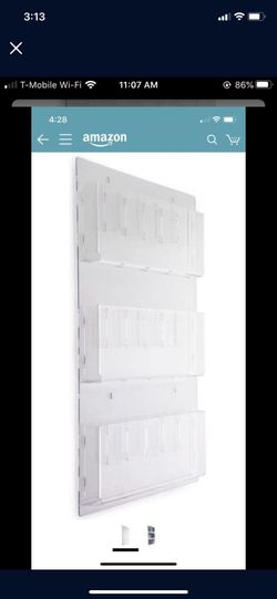 Hanging literature rack