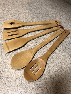 Utensil Set, 5-piece - BAMBOO