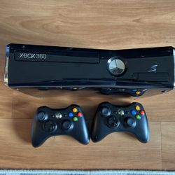 Xbox 360 & 2 Remotes 