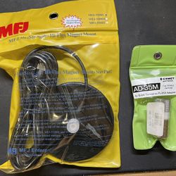 MFJ-335BS Mag Mount + Comet AD-35M Adapter 