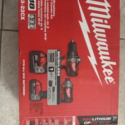 Milwaukee M-18 Drill Combo