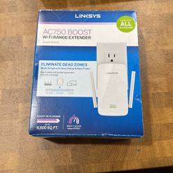 Linksys WiFi Range Extender AC750 Boost
