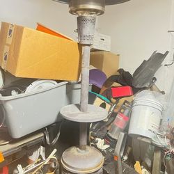 Outdoor propane heater.
