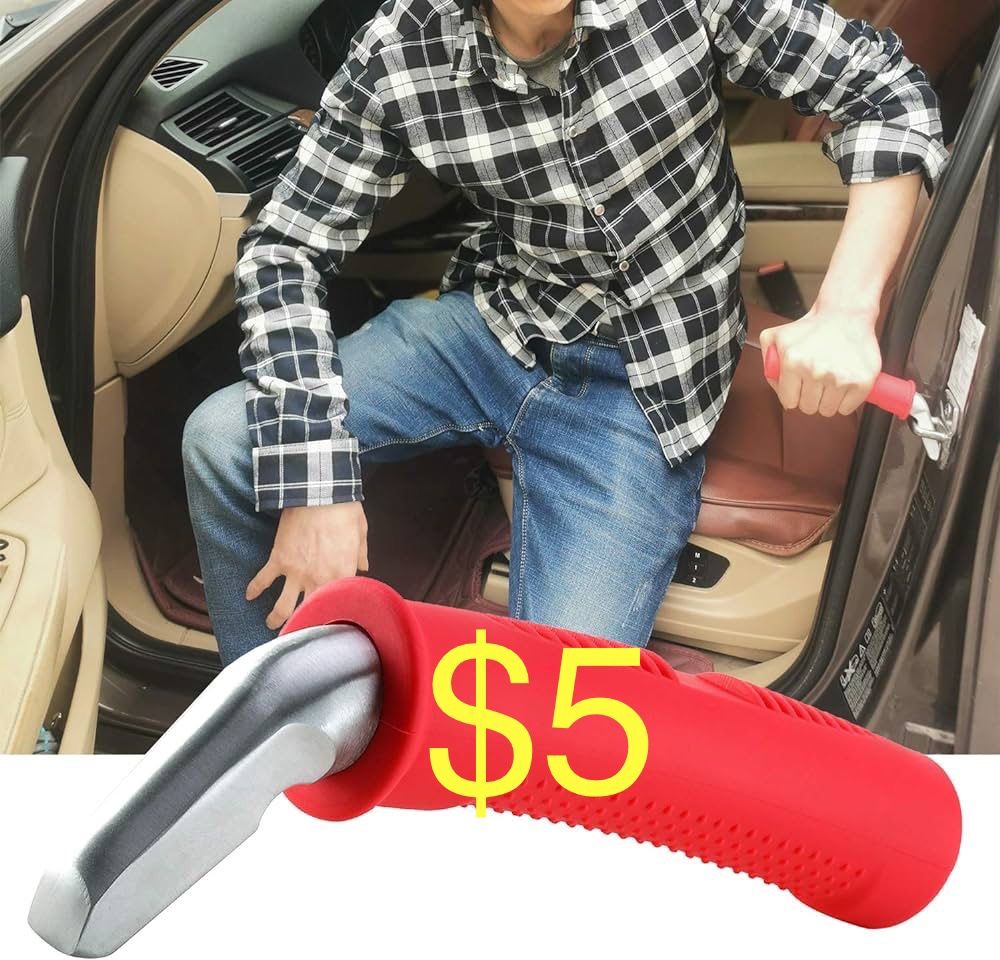 SkyValue Portable Car Door Assist Bar with Support Handle for Auto Cane Vehicles Supports up to 300 lbs