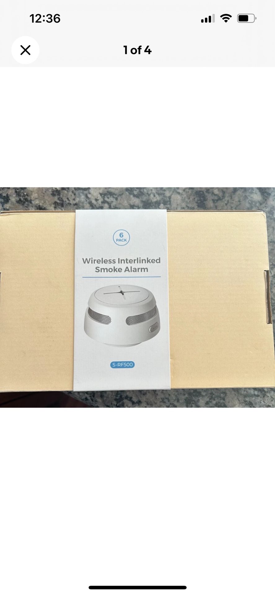 Wireless Sterlinked Smoke Alarm S-RF500 6 Pack New 