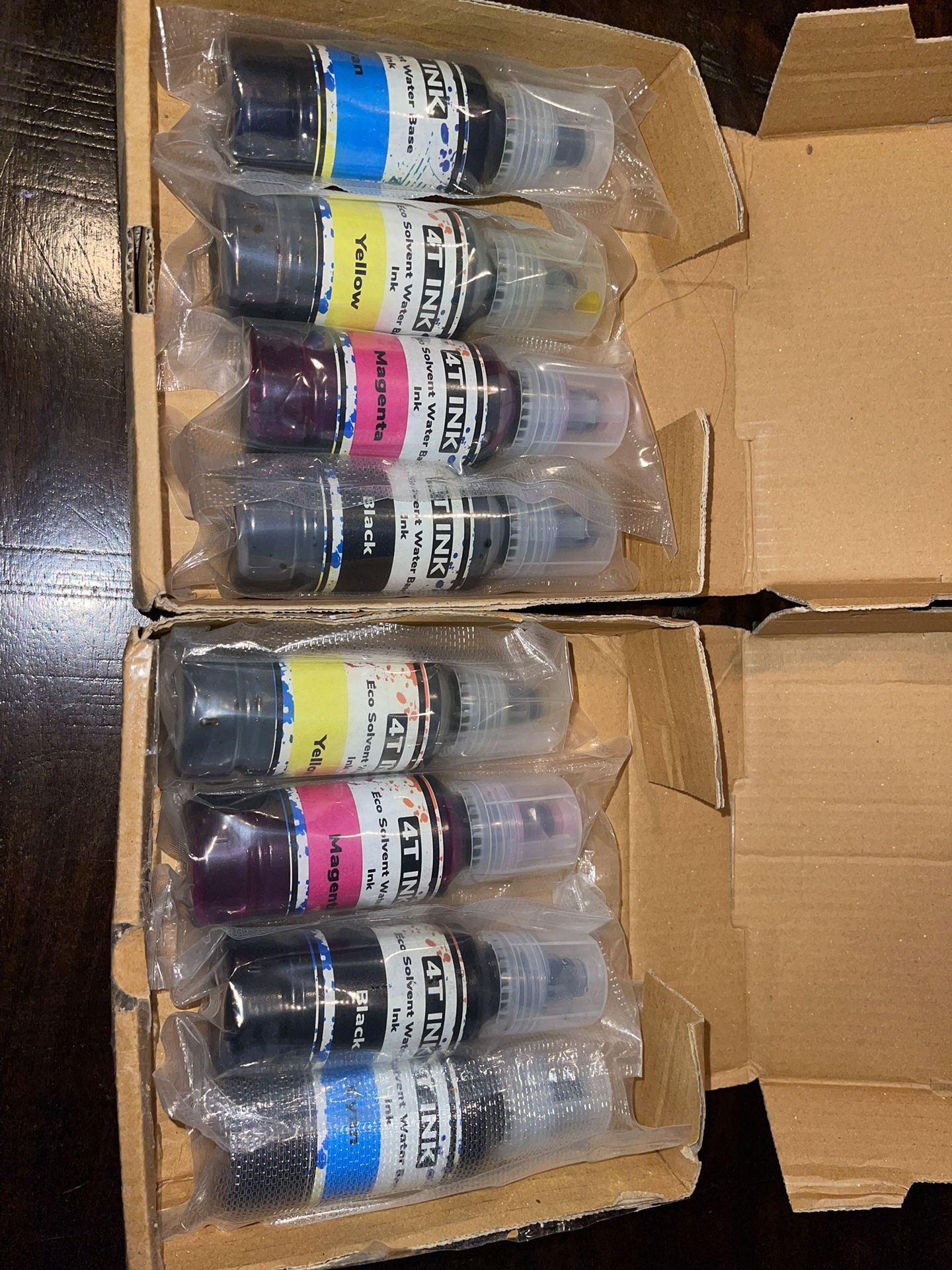 4T INK. Eco Solvent Water Base Ink.