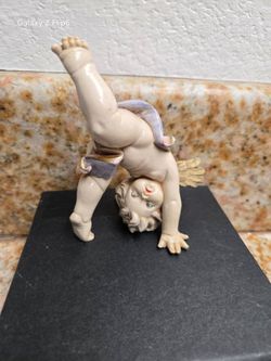 Porcelain Cherub Angel Figurine