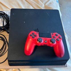 Sony Playstation 4 Slim 500GB PS4 Red PS5 Great