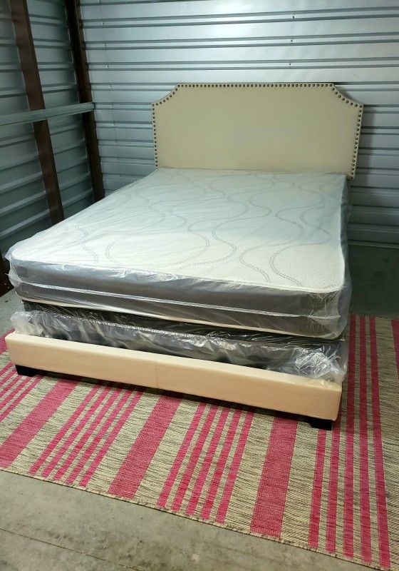 NEW QUEEN MATTRESS and BOX SPRING. Bed Frame Sold Separately