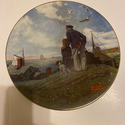 Norman Rockwell Plate 1980