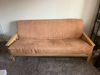 Futon - Wooden Frame - Full Size Matress