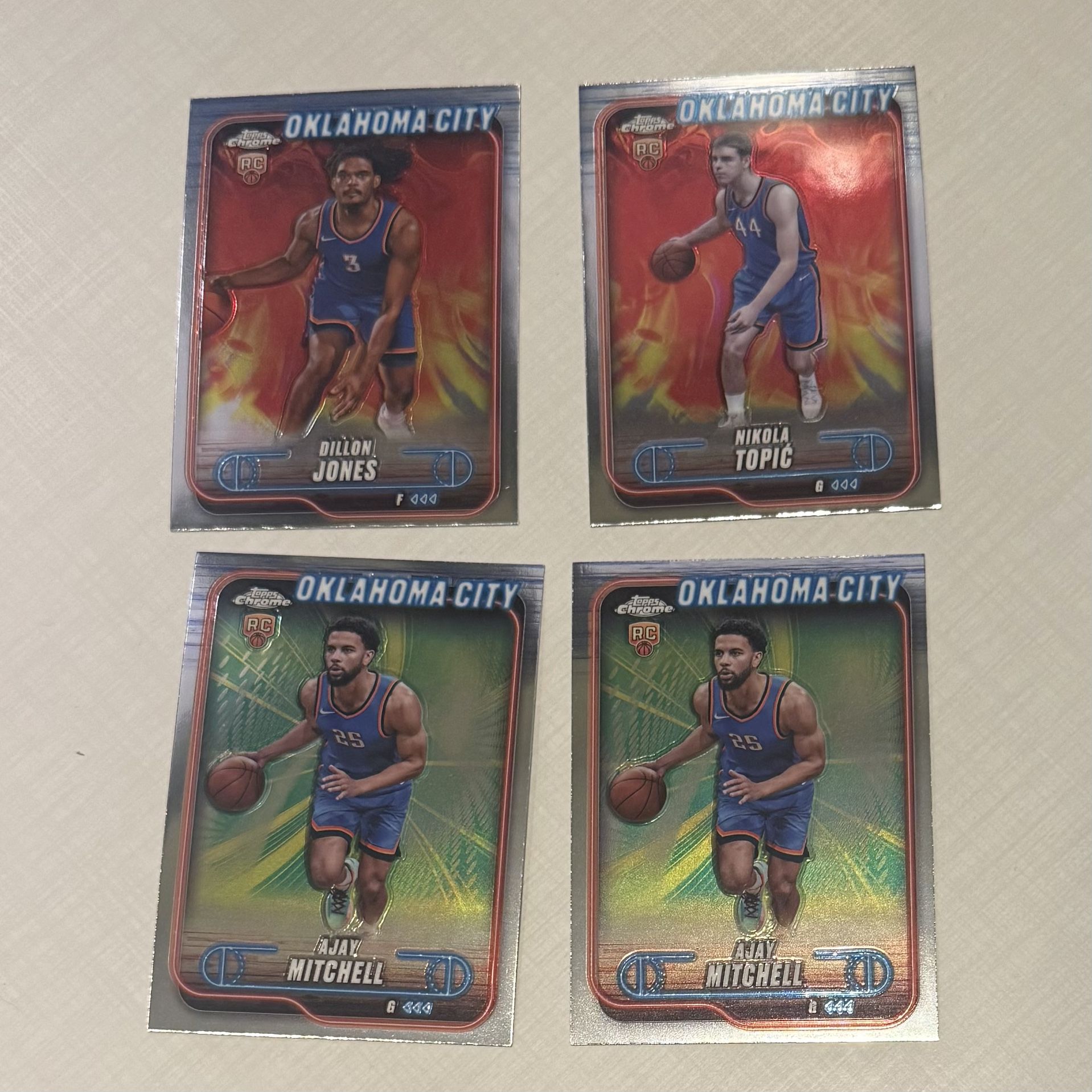 2025 Topps Chrome OKC Lot