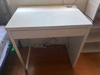 White IKEA Desk