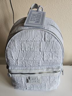 Steve Madden Logo Quilted Mini Backpack