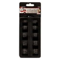 10pc PT High Impact Socket Set