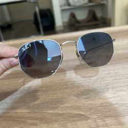 Gradient Hexagon Polarized Ray-Ban Sunglasses