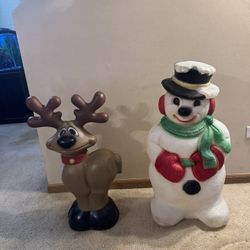 Vintage Christmas Blow Molds